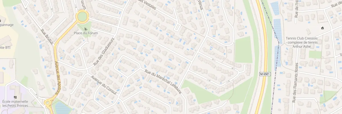 Plan du 7 Av des Sabines à Castelnau-le-Lez