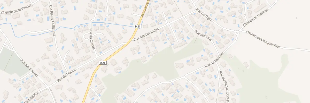 Plan du 26 Rue des Lavandes à Teyran