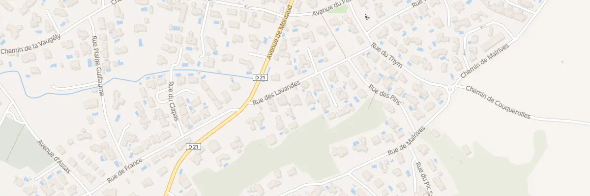 Plan du 50 Rue des Lavandes à Teyran