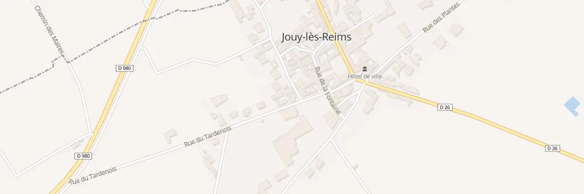 Plan du 5 Rue des Jaurielles à Jouy-lès-Reims