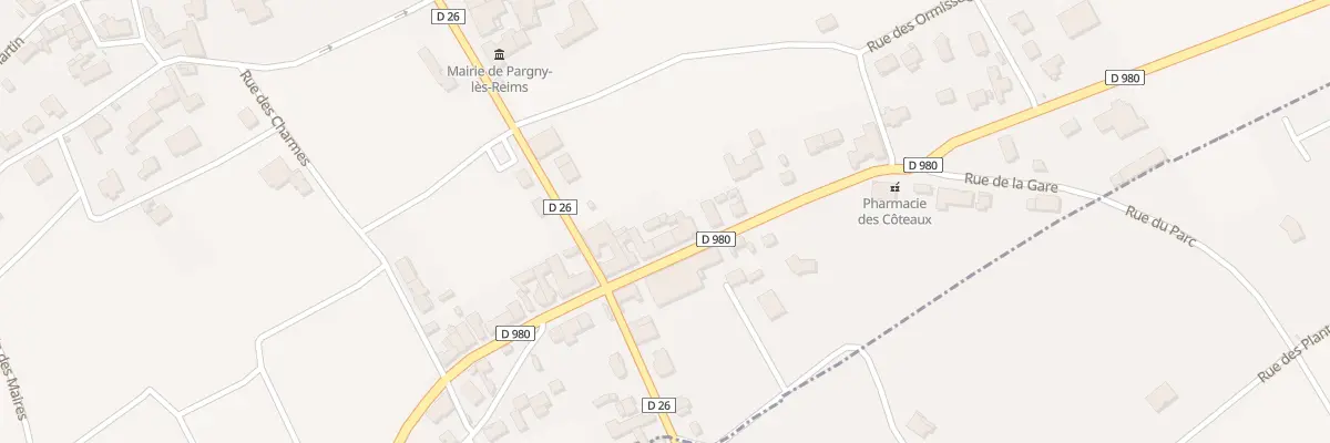 Plan du 32 Rte de Dormans à Pargny-lès-Reims