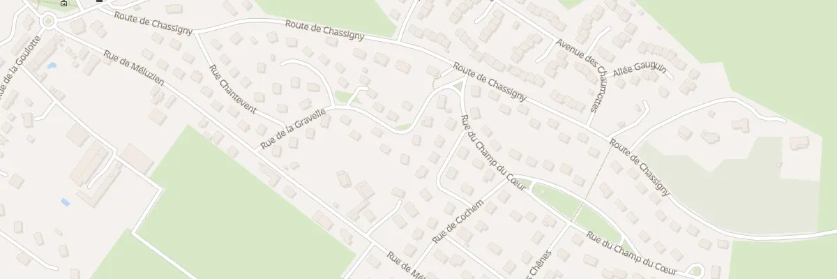 Plan du 20 Rue de la Gravelle à Avallon