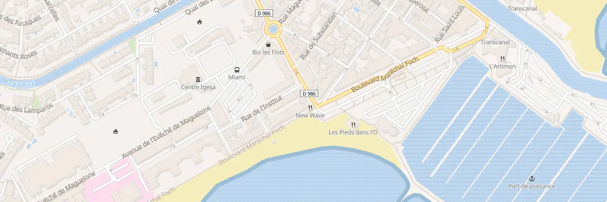 Plan du 5 Bd des Guilhems à Palavas-les-Flots