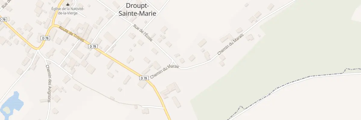 Plan du 3 Che du Marais à Droupt-Sainte-Marie