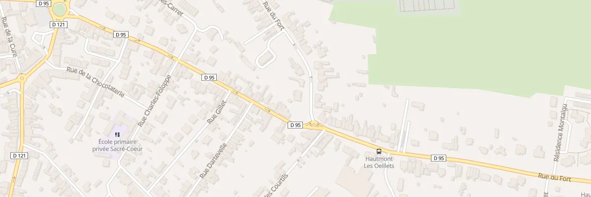 Plan du 90 Rue du Fort à Hautmont