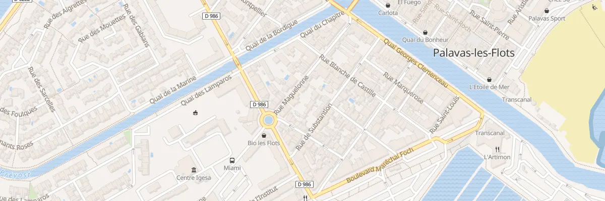 Plan du 23 Rue Maguelonne à Palavas-les-Flots