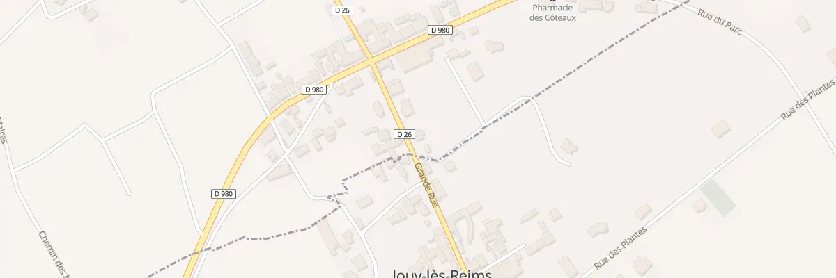 Plan du 3 Rue de Jouy à Pargny-lès-Reims