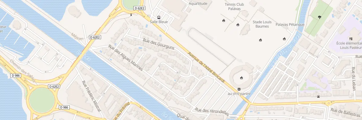 Plan du 5 Rue des Gourguns à Palavas-les-Flots