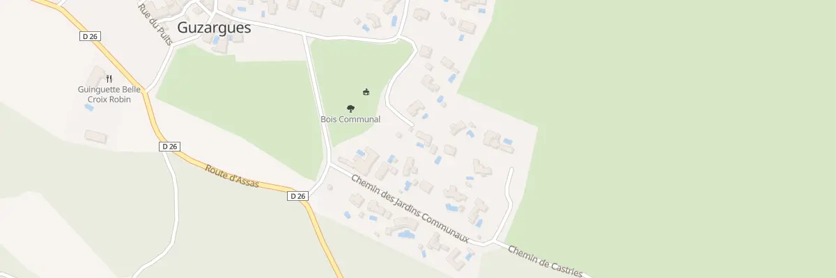 Plan du 224T Che des Brébières à Guzargues