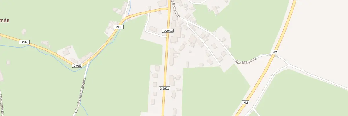 Plan du 13 Rue Maurice Hedon à Étrœungt