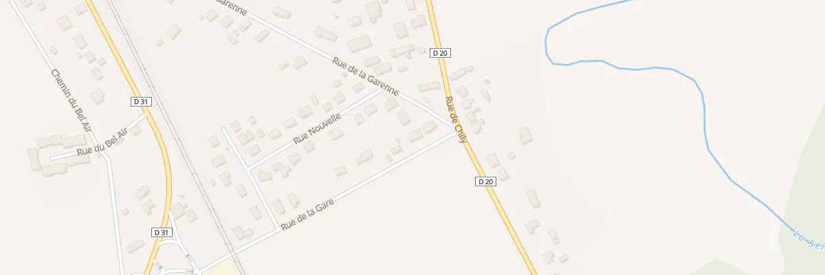 Plan du 2A Rue de la Gare à Saint-Mesmin