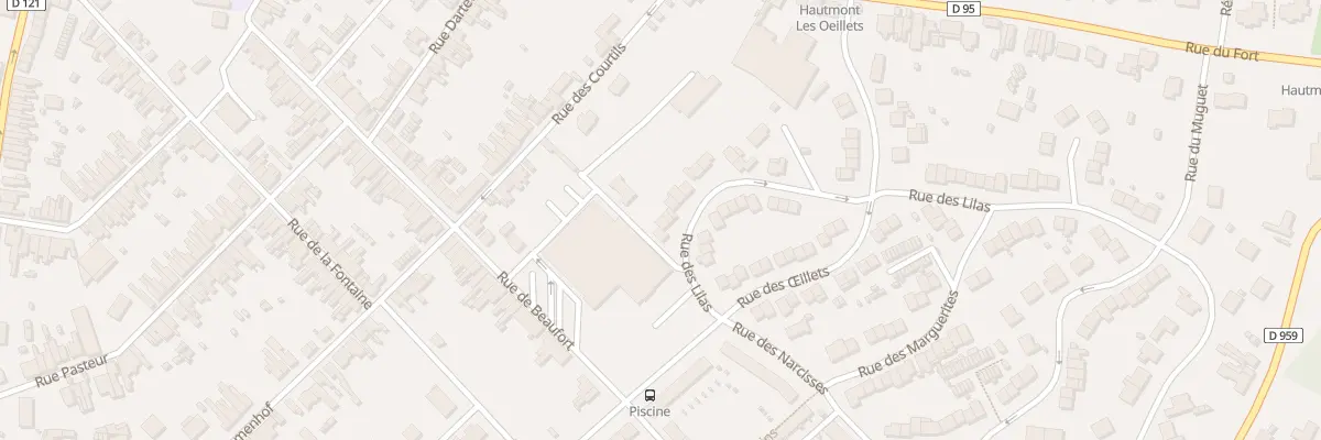 Plan du 3 Rue des Lilas à Hautmont