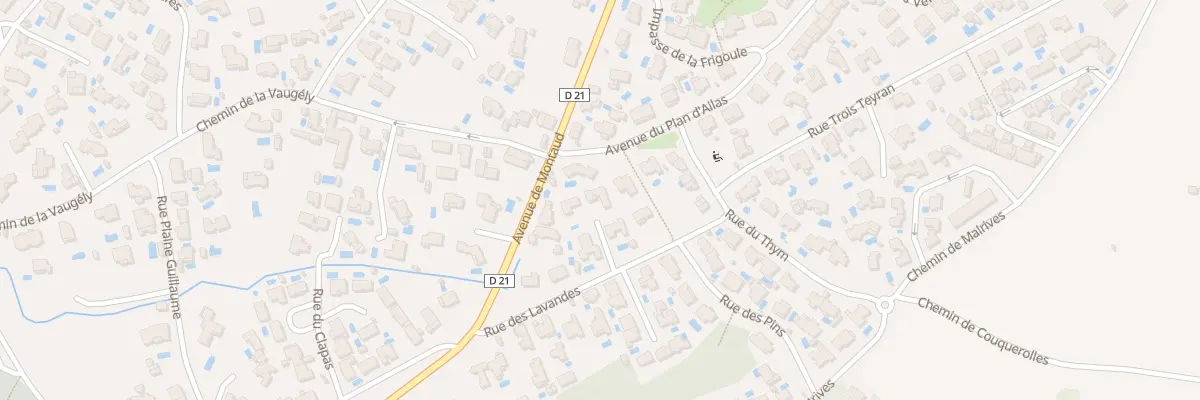Plan du 85 Rue des Lavandes à Teyran