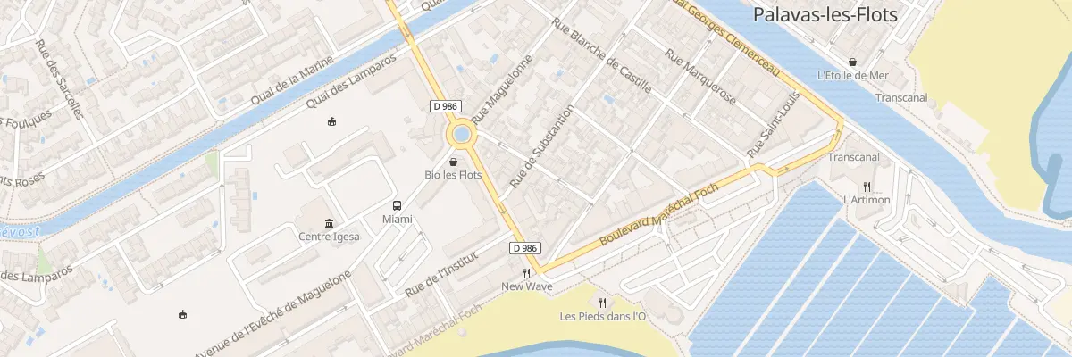 Plan du 15 Rue Eveque Arnaud à Palavas-les-Flots