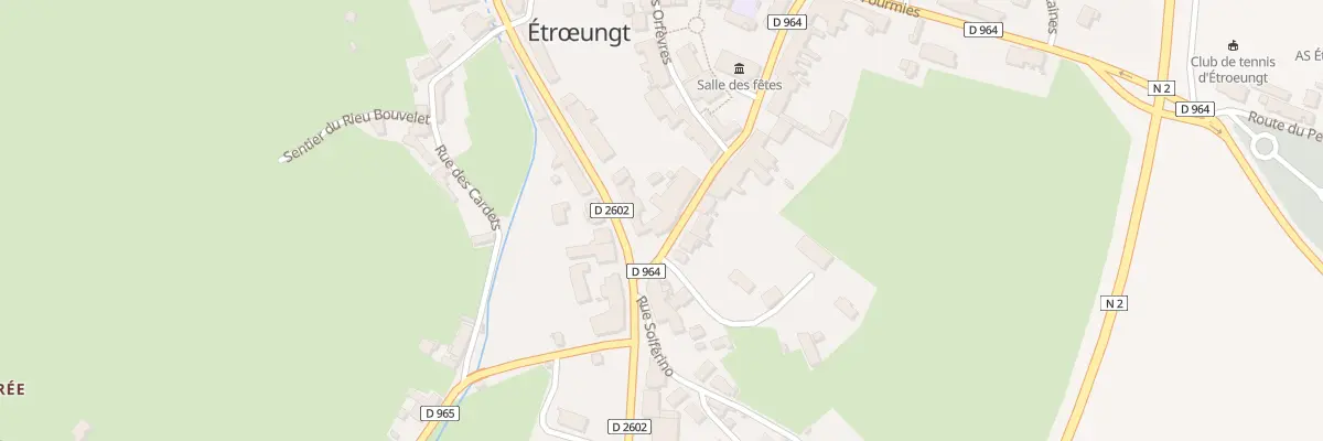 Plan du 12 Rue Emile Wautier à Étrœungt