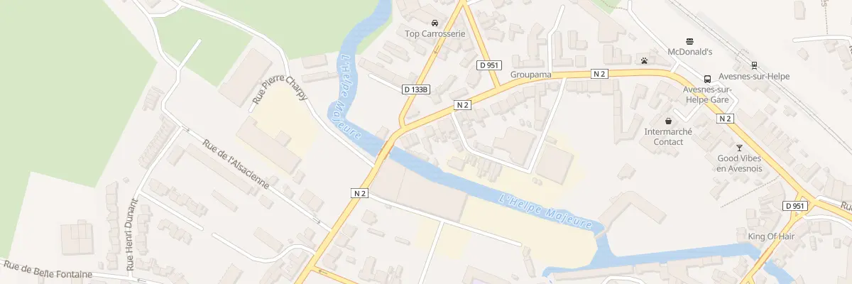Plan du 81 Av de la Gare à Avesnes-sur-Helpe