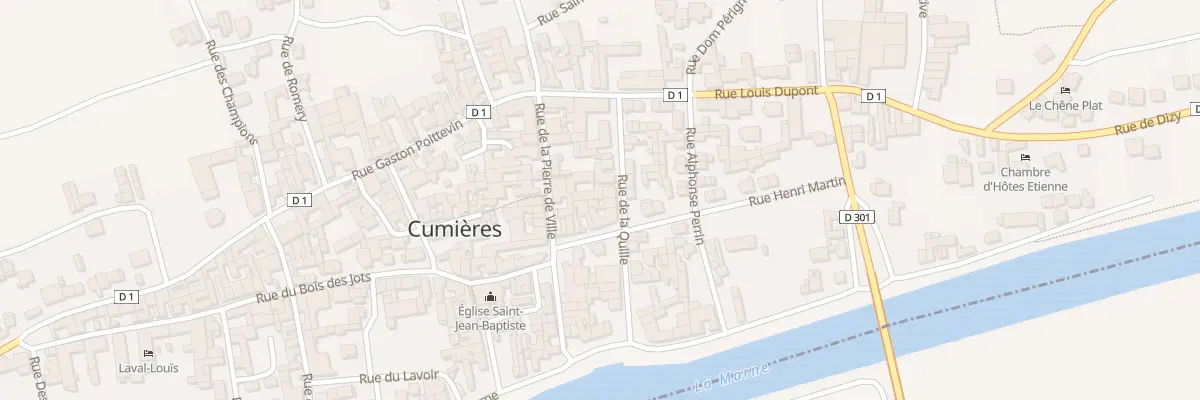 Plan du 86 Rue de la Quille à Cumières