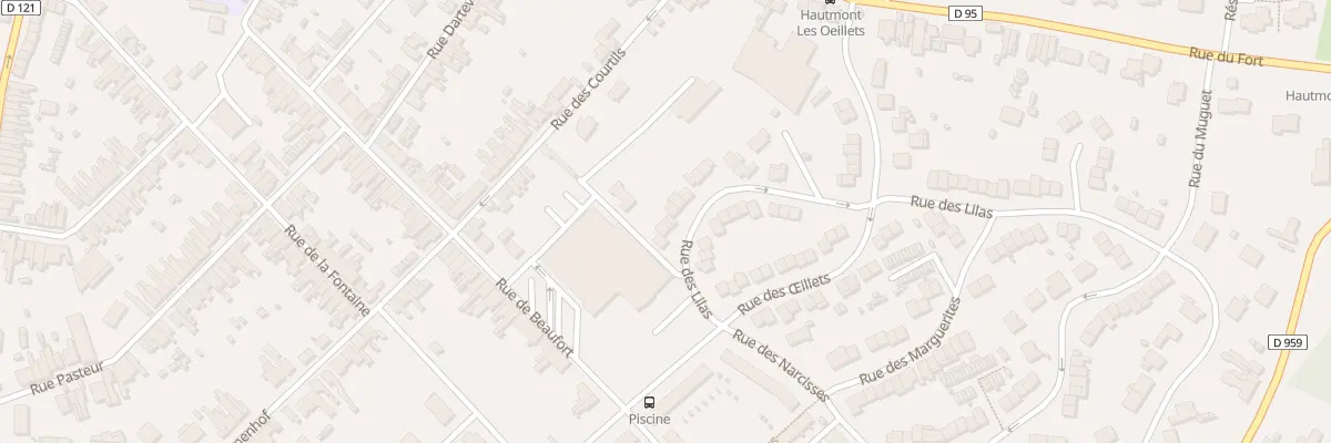 Plan du 5 Rue des Lilas à Hautmont
