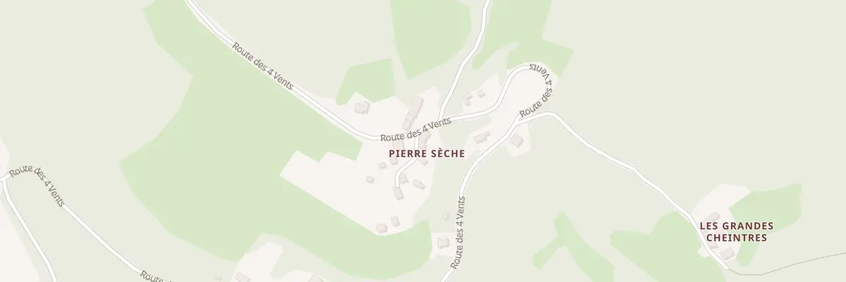 Plan du 1 Che de Pierre Sèche à Chaumard