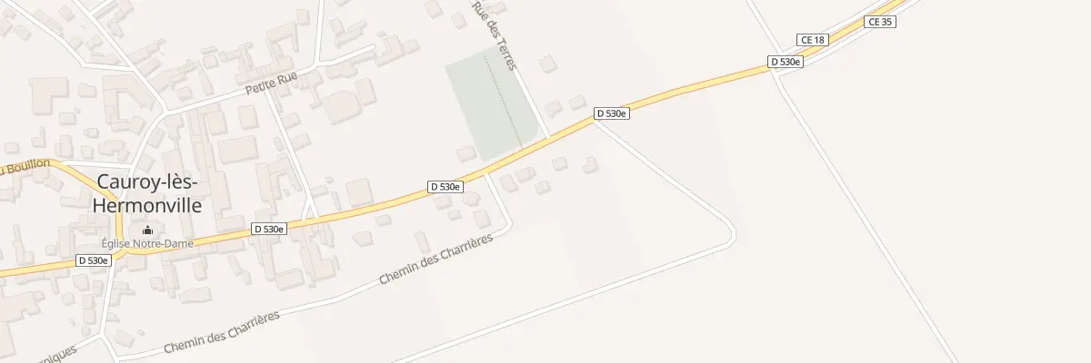 Plan du 24 Rue du Général de Gaulle à Cauroy-lès-Hermonville