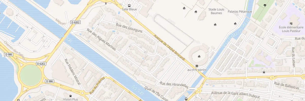 Plan du 2 Rue Etoile de Mer à Palavas-les-Flots