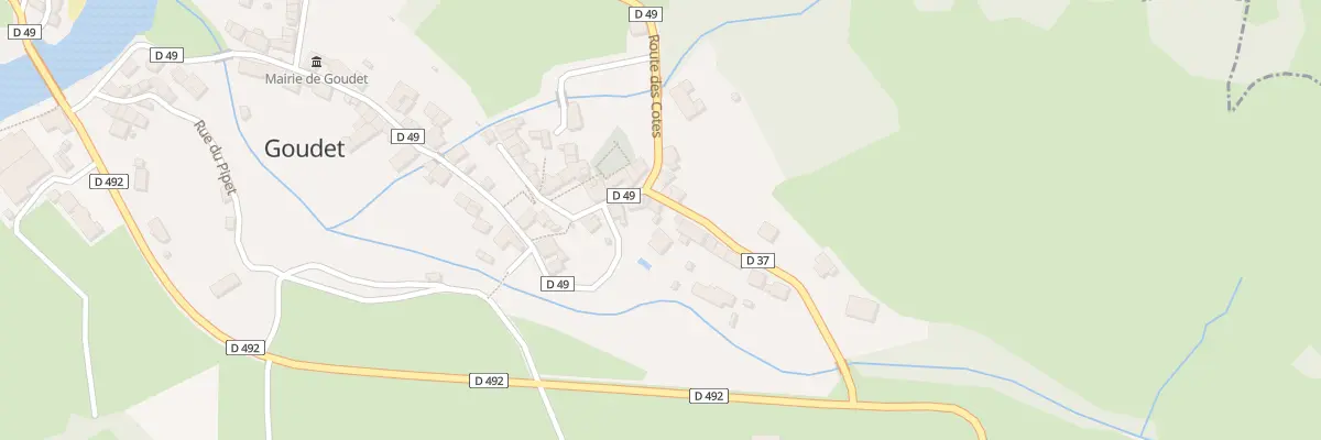 Plan du 5051 Le Bourg à Goudet