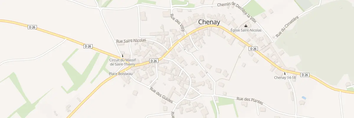 Plan du 7 Pl Piza à Chenay