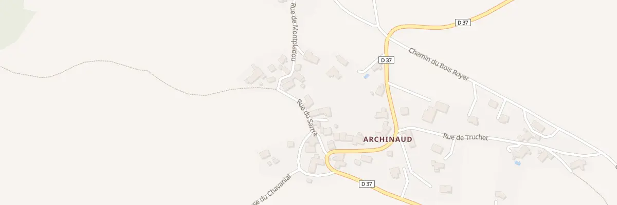 Plan du 5158 Archinaud à Chadron