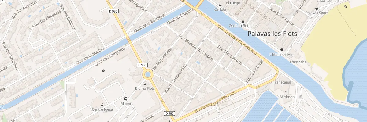 Plan du 22 Rue Substantion à Palavas-les-Flots
