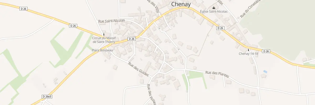 Plan du 6 Rue Philbert à Chenay