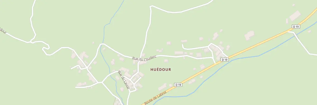 Plan du 5046B Huedour à Saint-Étienne-de-Lugdarès