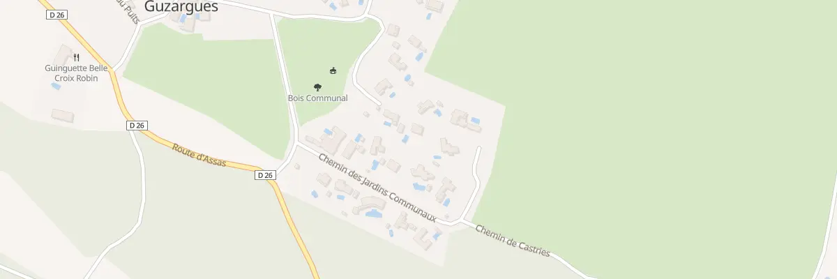 Plan du 99 Lot le Clos des Pins à Guzargues
