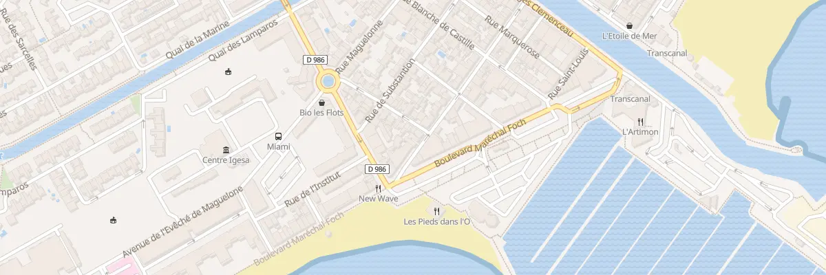 Plan du 44B Rue Melgueil à Palavas-les-Flots