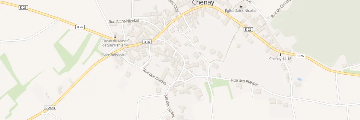 Plan du 8 Rue Philbert à Chenay