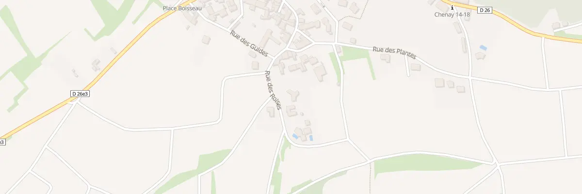Plan du 5 Rue des Roises à Chenay