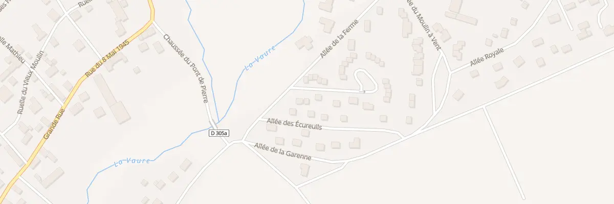 Plan du 4 All des Hetres à Connantre