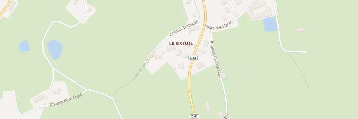 Plan du 112 Rte de Luré à Cremeaux