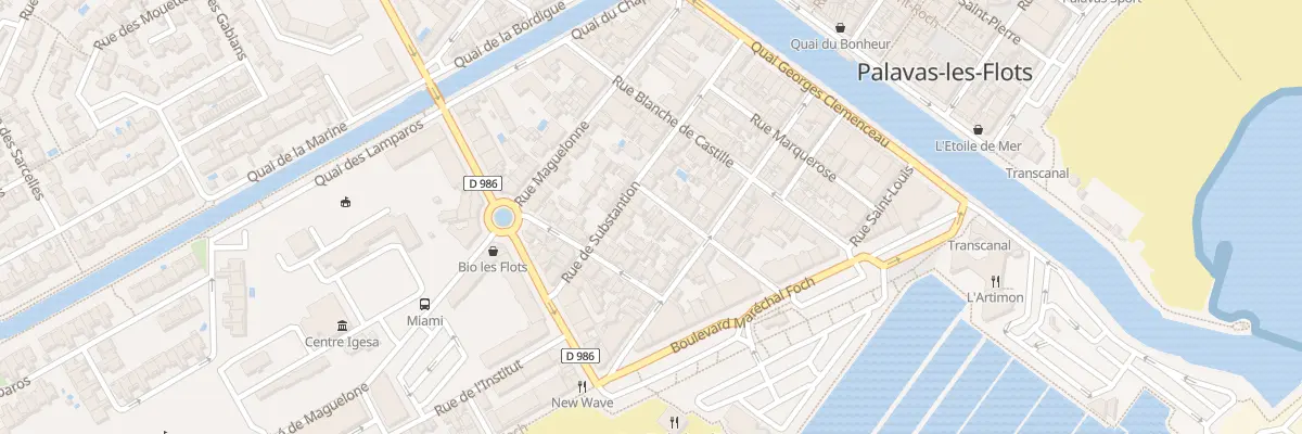 Plan du 17 Rue Bernard de Treviers à Palavas-les-Flots