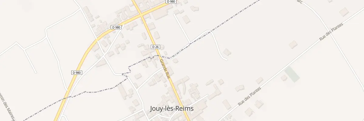 Plan du 8 Imp du Chateau à Jouy-lès-Reims