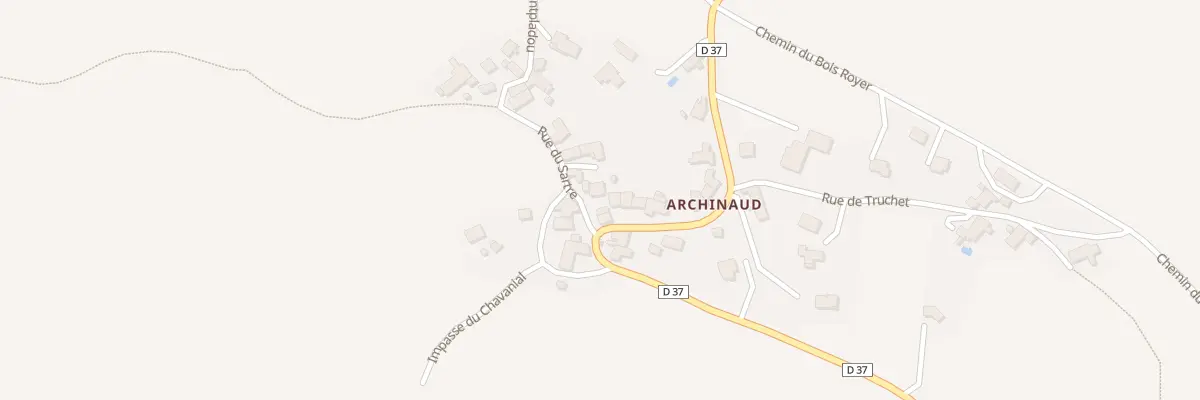 Plan du 5155 Archinaud à Chadron