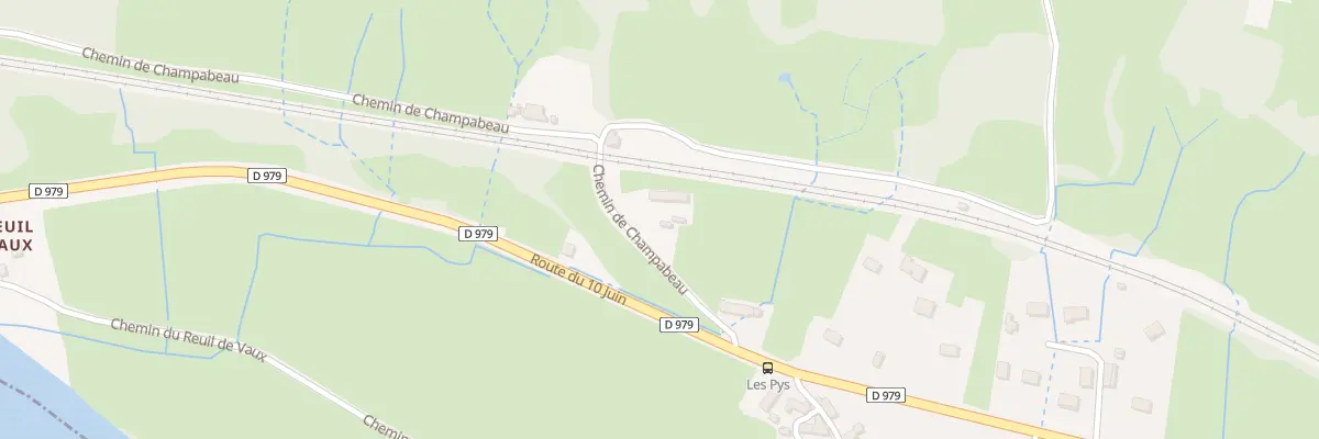 Plan du 108 Che de Champabeau à La Motte-Saint-Jean