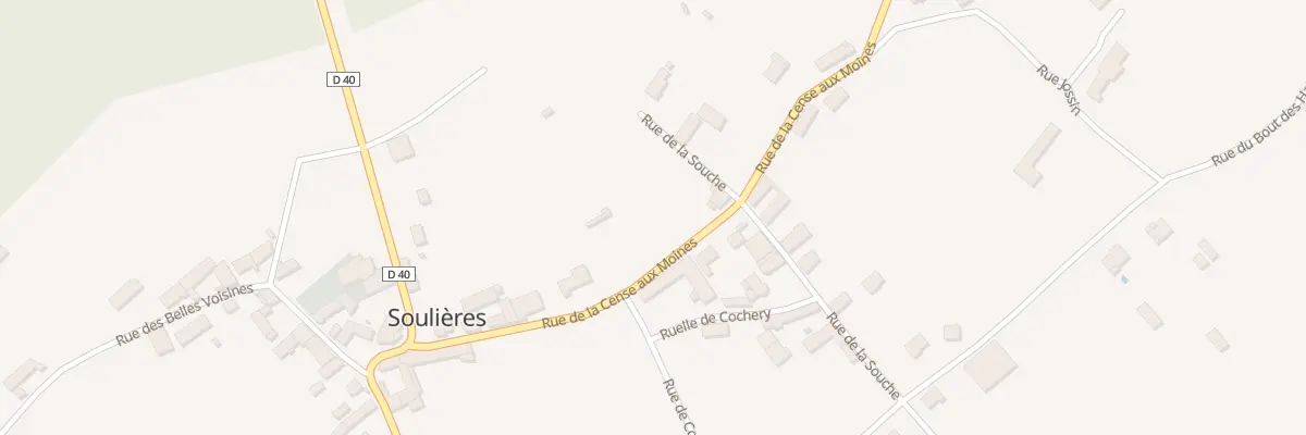 Plan du 5T Rue de la Cense aux Moines à Soulières