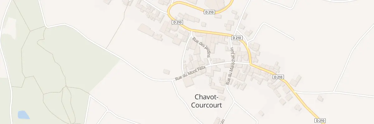 Plan du 14 Rue du Mont Félix à Chavot-Courcourt