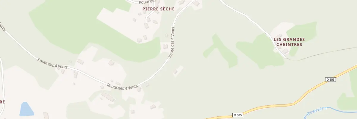 Plan du 34 Rte des 4 Vents à Chaumard