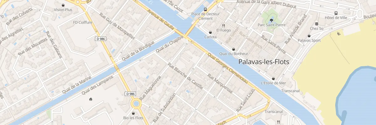Plan du 8 Rue Substantion à Palavas-les-Flots