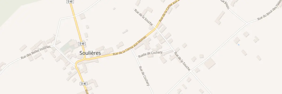 Plan du 4 Rue de la Cense aux Moines à Soulières