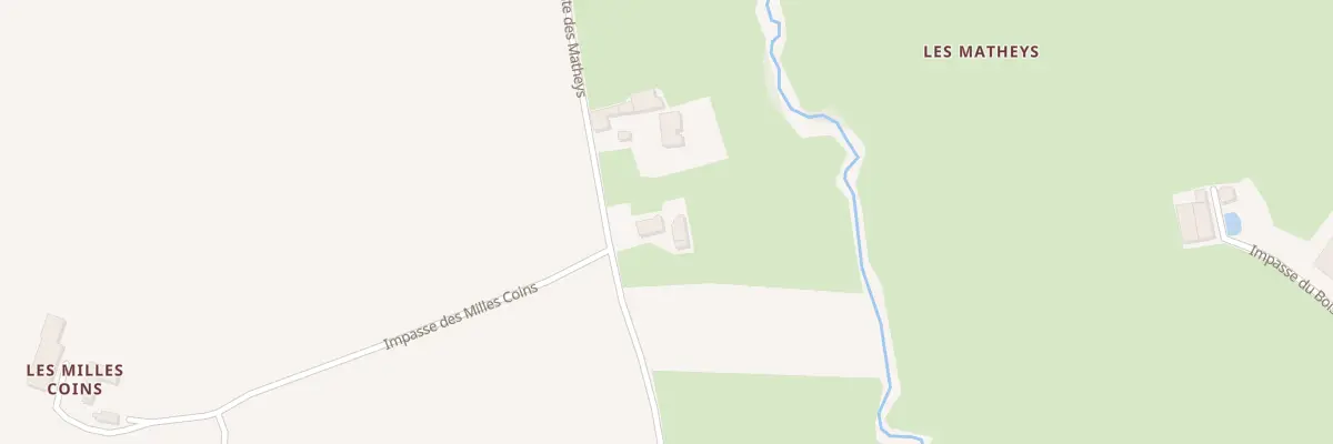 Plan du 5090 Les Matheys à Chenay-le-Châtel