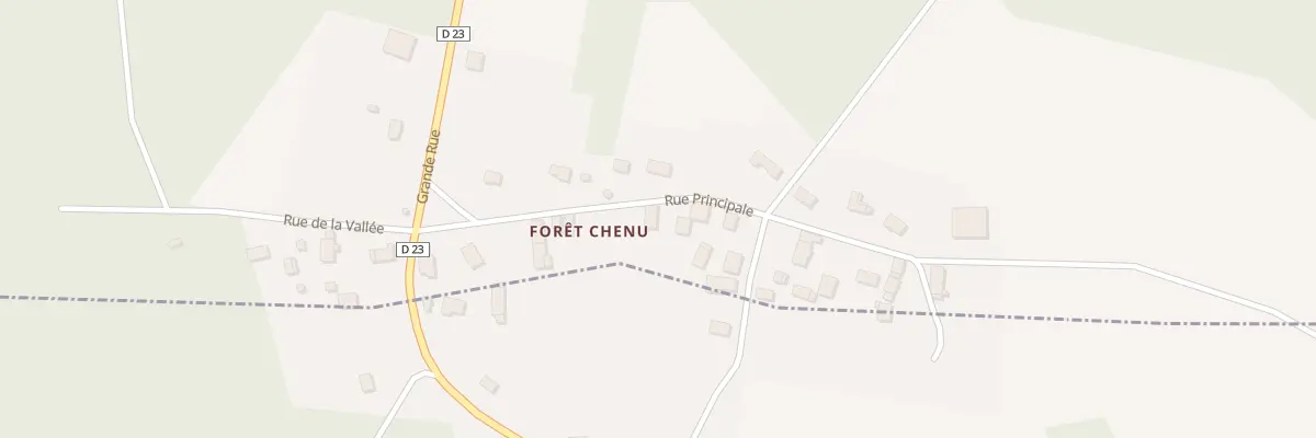 Plan du 20 Rue Principale de Forêt Chenu à Saint-Phal