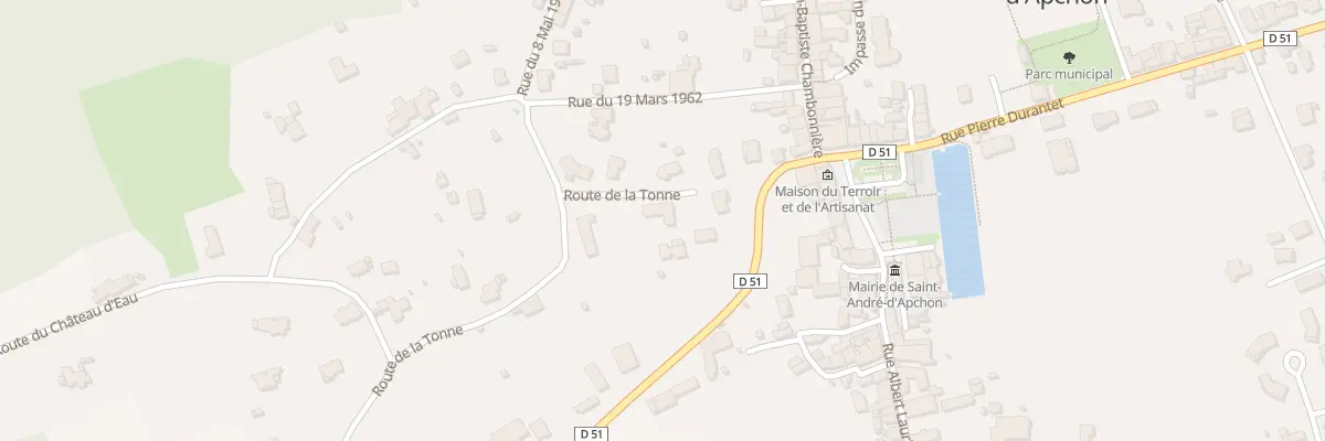 Plan du 77 Rte de la Tonne à Saint-André-d’Apchon