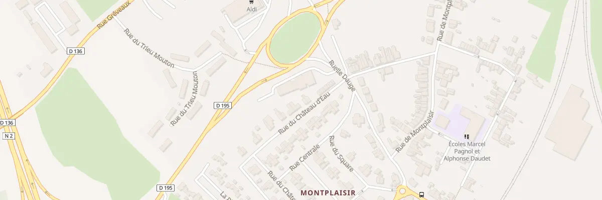 Plan du 57 Rue Chateau d’Eau à Maubeuge